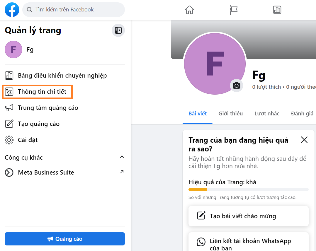 cách lập trang facebook bán hàng