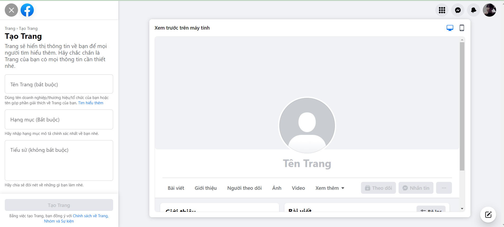 cách lập trang web bán hàng trên facebook 
