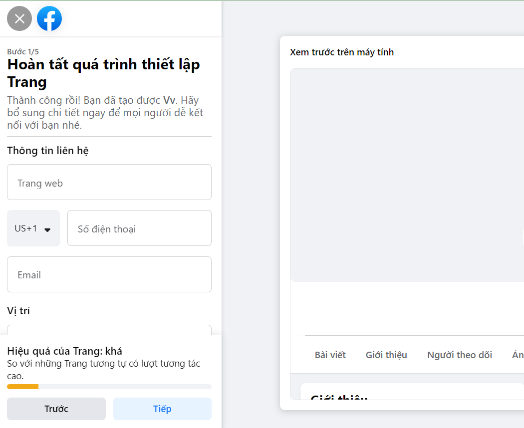 cách lập trang bán hàng trên facebook